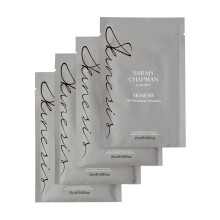 Sarah Chapman Skinesis 3D Moisture Infusion Mask Kit - Pack of 4 Hyaluronic Acid Moisturiser Sheet Masks - Perfect Hydrating Face Mask for Natural and