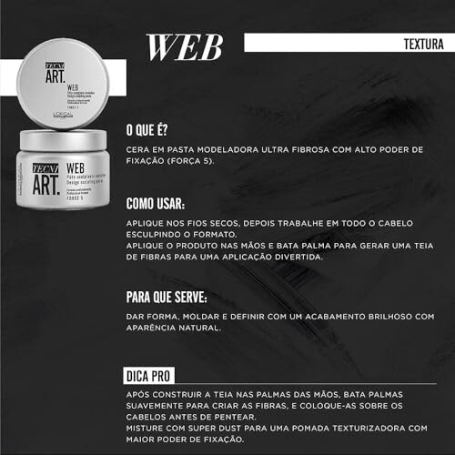 L’Oréal Paris L'Oreal Tecni Art Fix Web Sculpting Paste 15 0ml 2