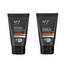 (2 PACK) No7 Men Energising Moisturiser SPF 15 x 50ml & Energising Gradual Tan Moisturiser SPF 15 x 50ml by No7 Men