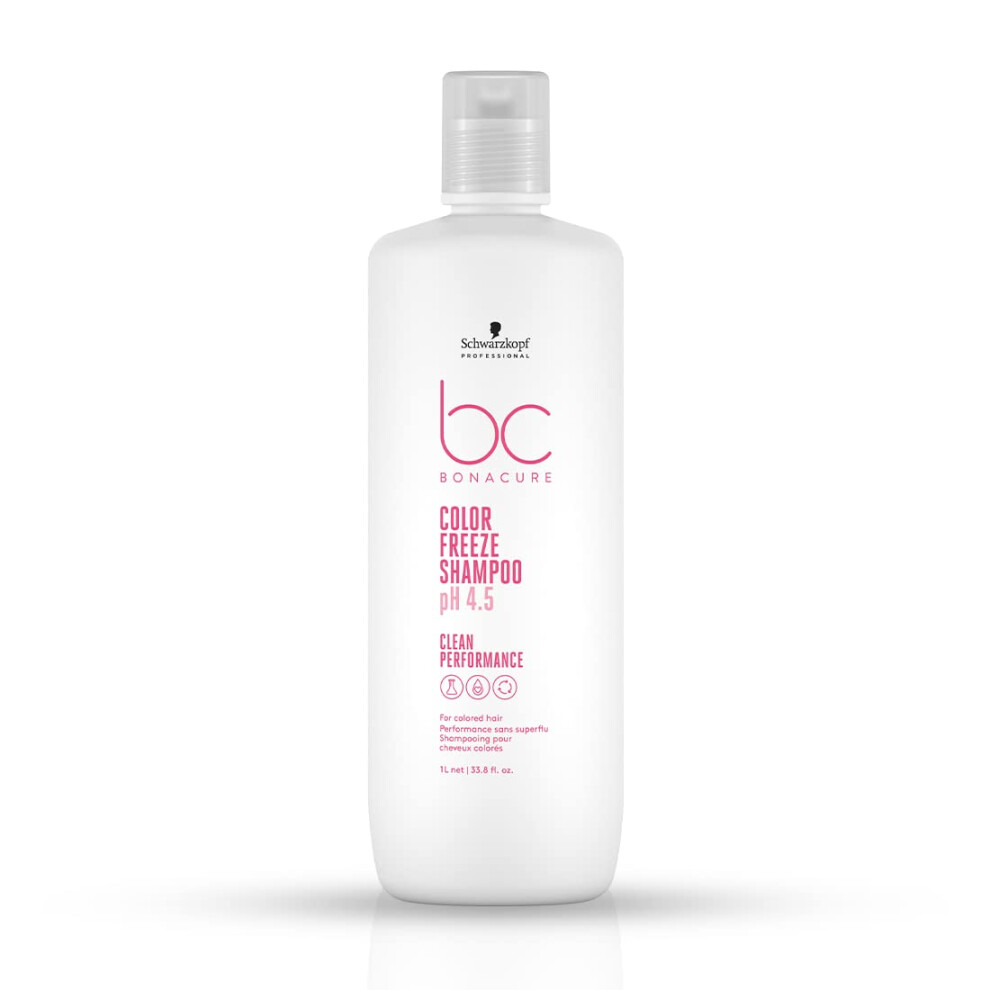 Photos - Hair Product Schwarzkopf Professional Bonacure Color Freeze Ph 4.5 Micellar Sulfate Free Shampoo, Fresh, 1000 ml 4.05E+12 