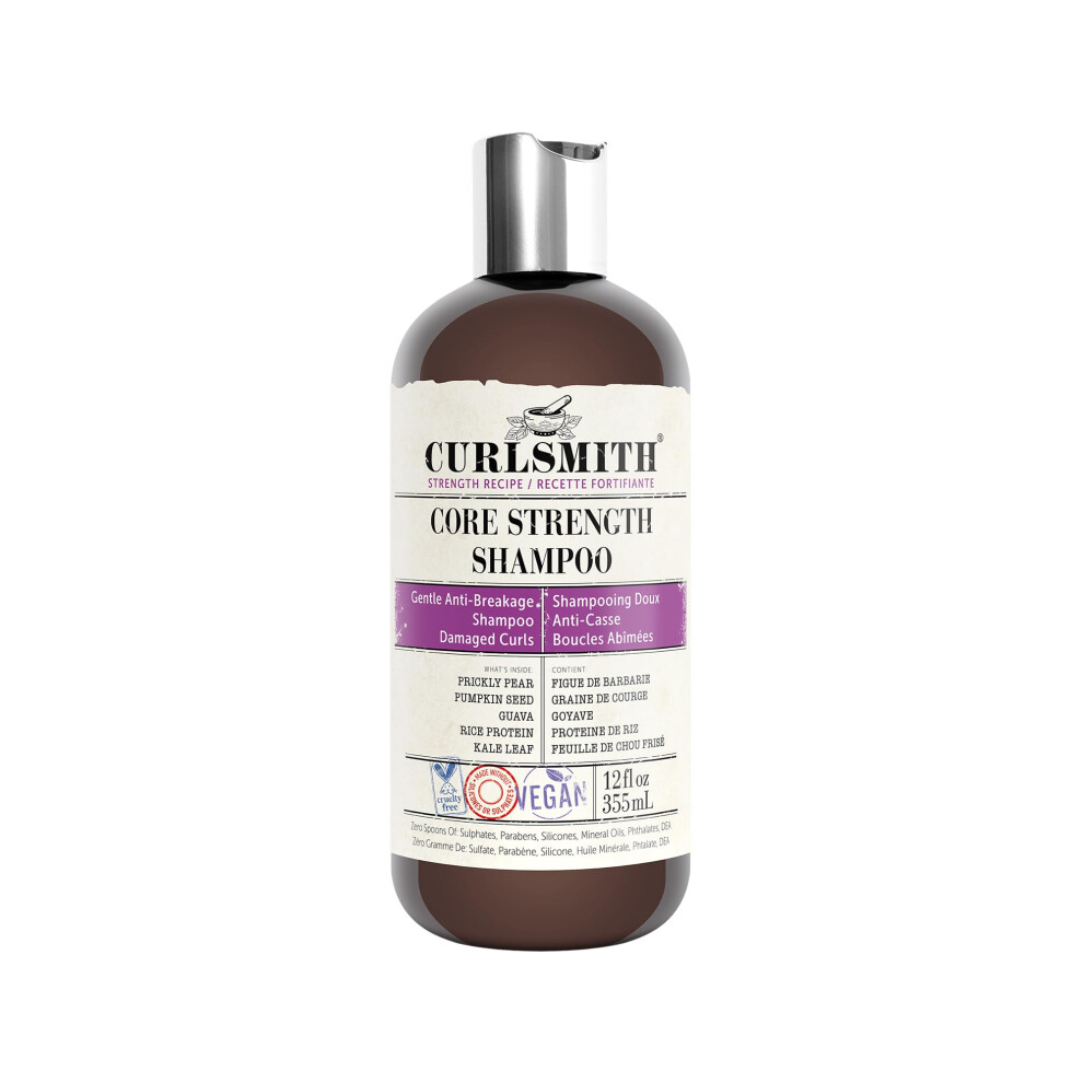 Curlsmith ? Core Strength Shampoo, Gentle Protein-Rich For Frequent Use (355Ml)
