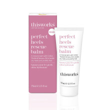 This Works Perfect Heels, 75 ml - Natural Foot Cream Infused with Cotton Thistle, Lemon and Lavender Essential Oils - Nourishing Foot Moisturiser and