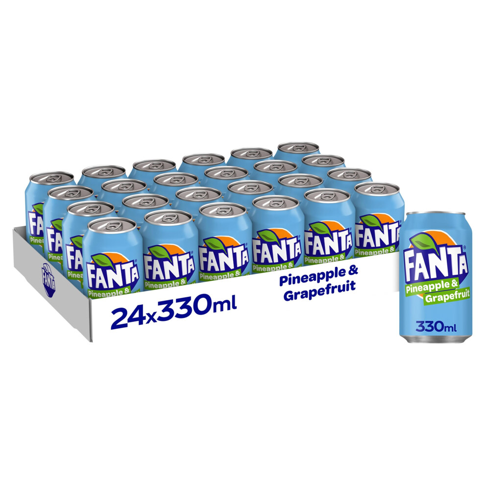 Fanta Can Pineapple & Grapefruit 330 Ml (Pack Of 24)