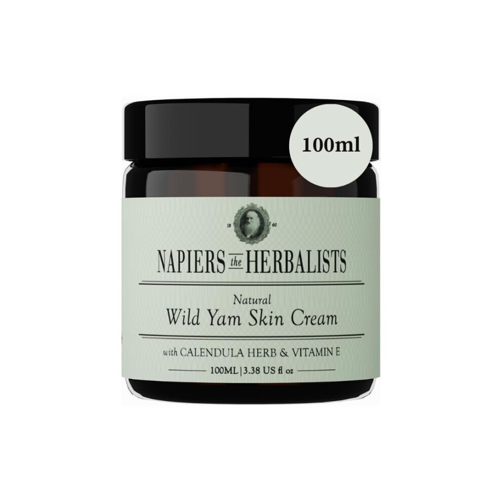 Napiers Vegan Wild Yam And Marigold Cream - Natural Relief For Menopause And Perimenopause Symptoms And Dry Skin - 100 Ml (Scentless)