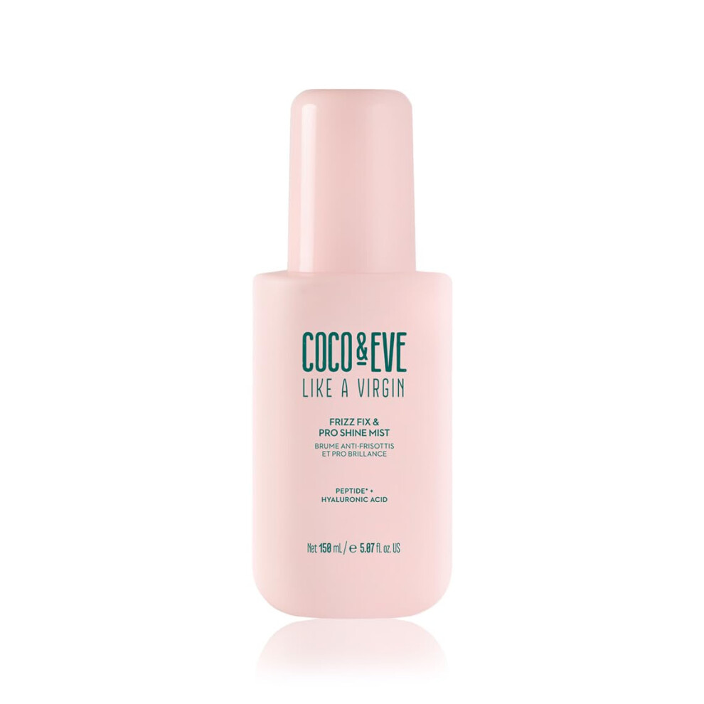 Coco & Eve Frizz Fix & Pro Shine Mist - 72H Frizz Control & Instant Shine | Lightweight Heat Protectant | Moisturizing, Smoothing, Detangling Spray |