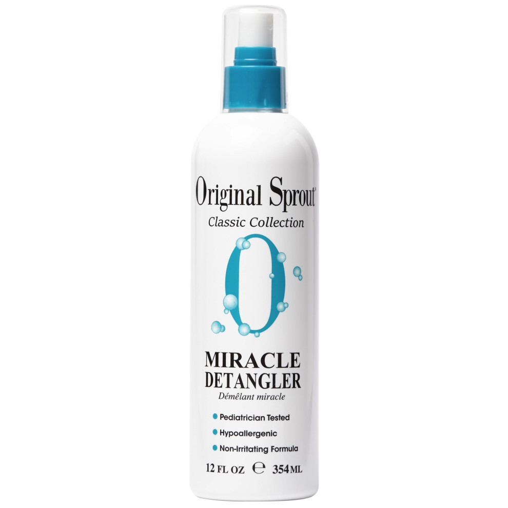 Hair Detangling Spray - Miracle Detangler Spray For Babies & Children - Quick Release Formula Infused With Calendula, Rosemary & Original Sprout