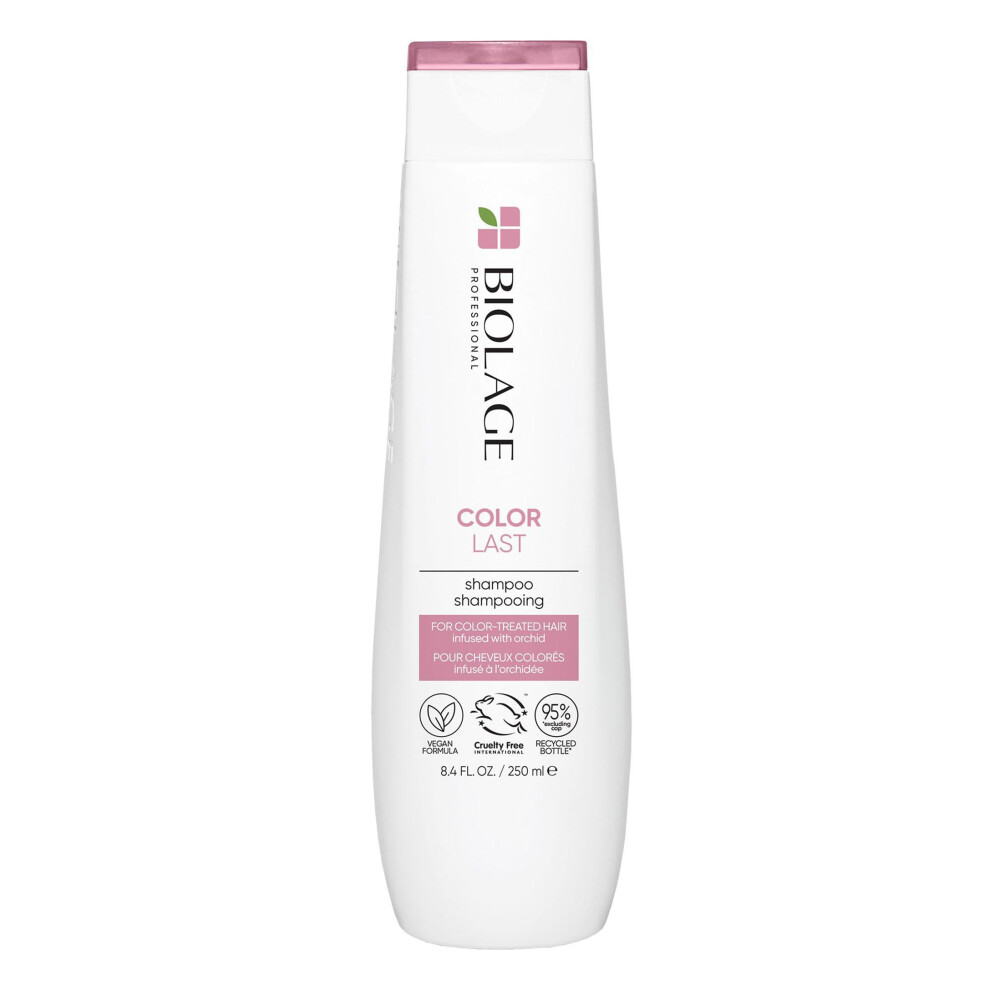 Biolage Professional Color Last Shampoo For Coloured Hair, Infused With Orchid Flower Extract To Protect Colour Treated Hair, Moisturises And Prevents
