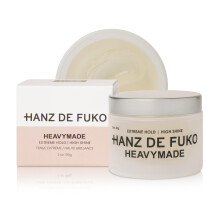 Hanz de Fuko Heavymade ? Premium Men?s Hair Styling Pomade ? Extreme Hold, High Shine ? Vegan, Certified Organic Ingredients - 56g