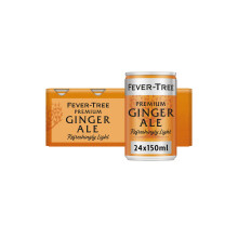 Fever-Tree Refreshingly Light Ginger Ale 150ml (Pack of 24)