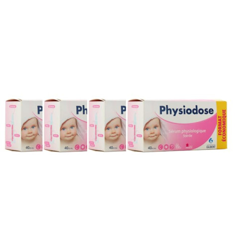 Gilbert Physiodose Sterile Physiological Serum 4 x 40 Single Doses