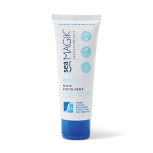 Sea Magik - Face Scrub Exfoliator, Soothing and Replenishing, Infused with Hydrating Dead Sea Salt and Salicylic Acid, Moisturising, Suitable for All