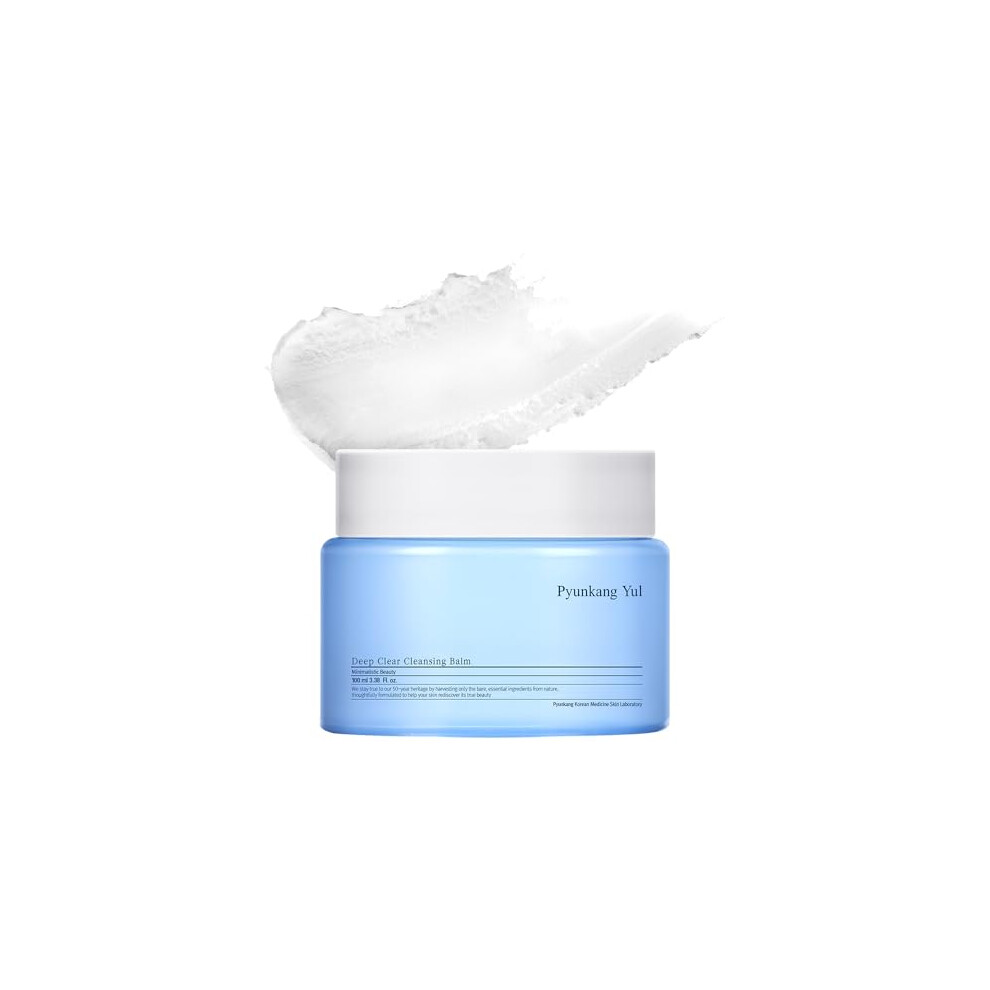 Pyunkang Yul [Pky] Deep Clear Cleansing Balm, All In One Facial Cleanser For Heavy Makeup Removal, Moisturized Finish With Plant Based Oil, Korean
