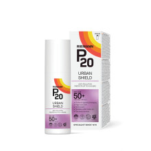 RIEMANN P20 Urban Shield SPF50+ FACE 50g UV Protection Cream, Anti-Pollution, Up To 10 Hours Protection, High Performance UVA-PF Protection Securing