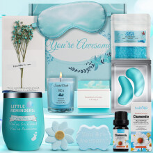 Pamper Gifts for Women, Gifts for Women Birthday Unique, Bath Sets Relaxation Spa, Get Well Soon, Self Care Package for Her Ideas for Siste, Ladies,