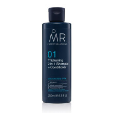 MR 2 in 1 Thickening Shampoo & Conditioner (250ml) - Hair Thickening System for Men with Strengthening PPX - Vegan & Cruelty Free for Hair Growth