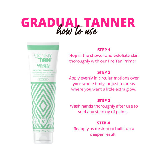 Skinny Tan Gradual Tanner, 125ml 2