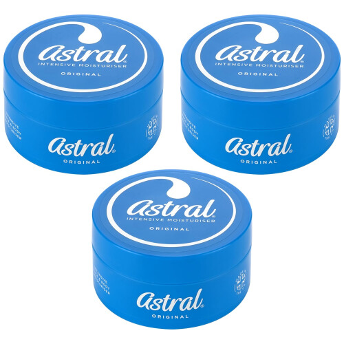 Astral THREE PACKS of Astral Cream x 200ml