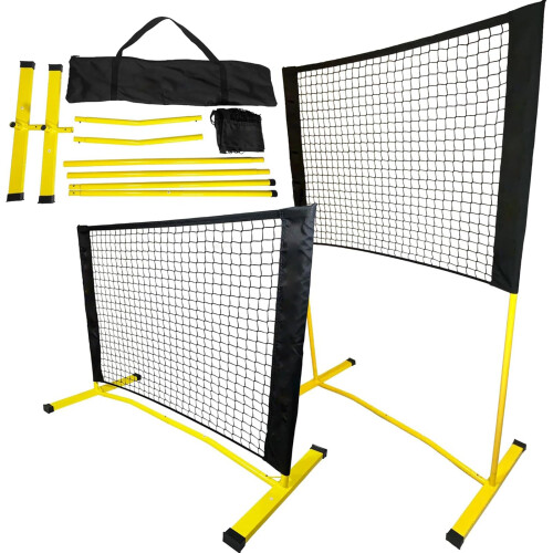 Mini Pickleball Net 1.2m Adjustable Height Quick Assembly