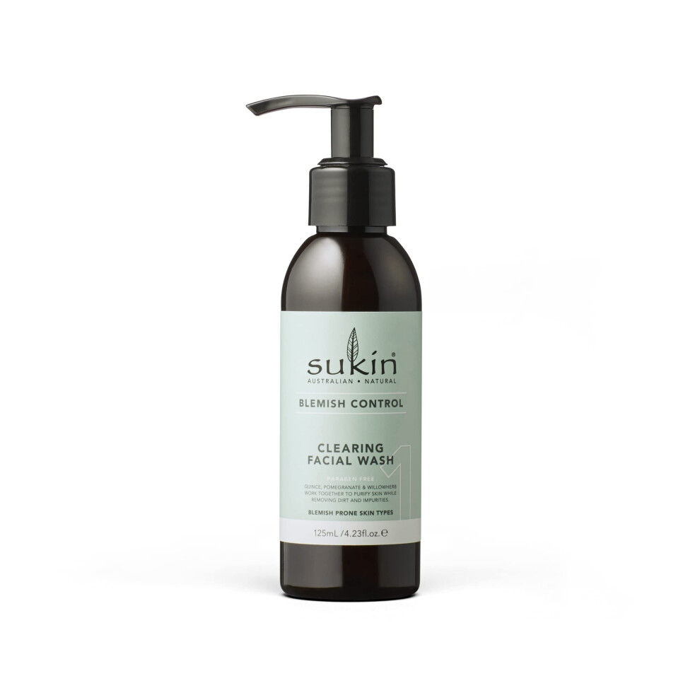 Sukin Clearing Facial Wash 125 Ml