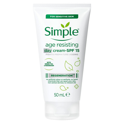 Simple Simple Age Resisting Day Cream SPF15 50ml and Night Cream 50ml (Bundle set) 1