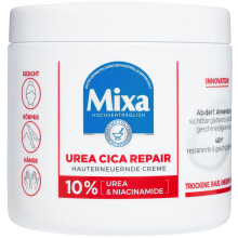 Mixa Urea Skin Renewing Cream with Urea & Niacinamide for Dry and Rough and Uneven Skin, Repairs and Smooths, Moisturiser for the Body, Hands and