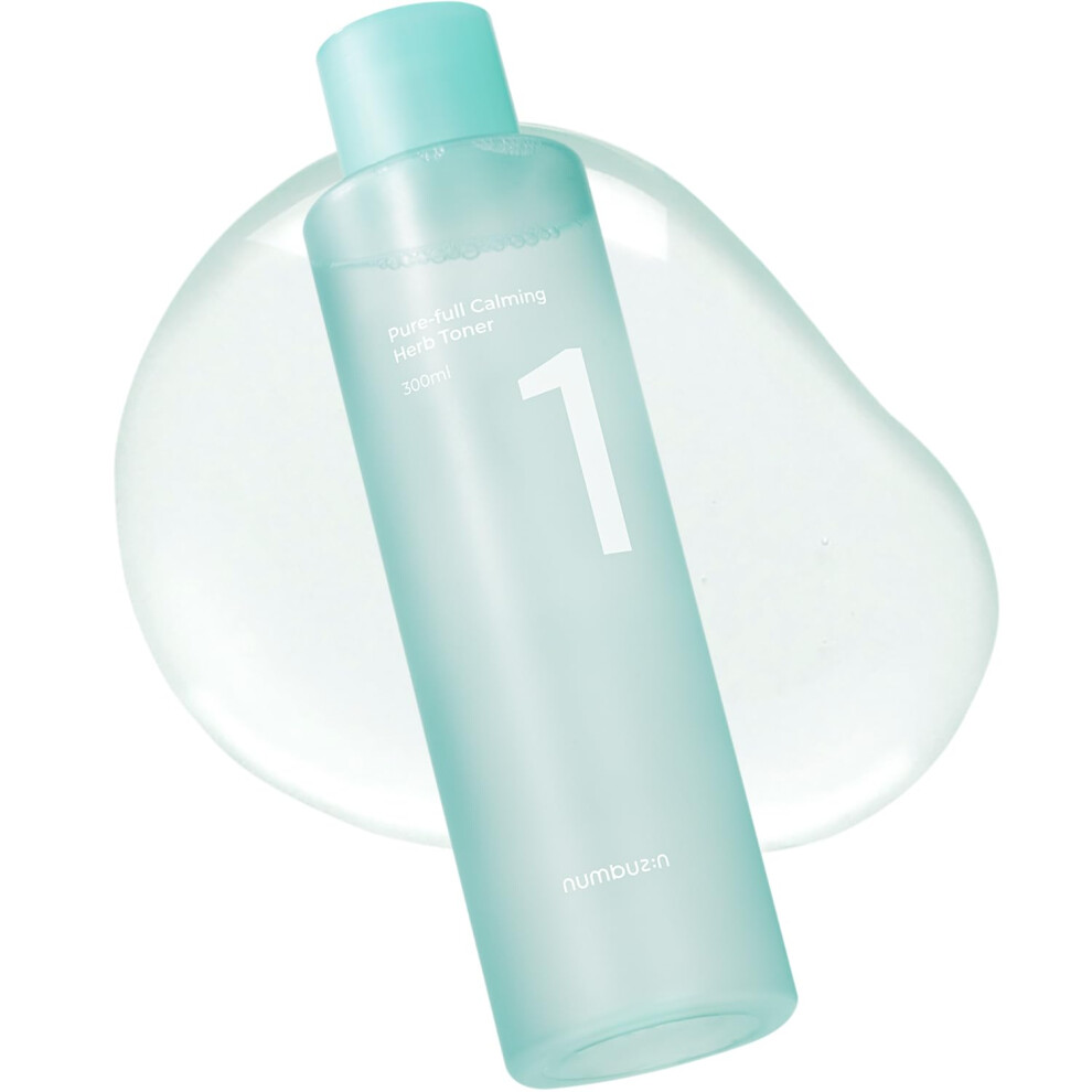 Numbuzin No.1 Toner | Pure-Full Calming Herb Toner | Breakouts, Redness, Excess Oil Control | Centella Asiatica, Heartleaf, Licorice Root |