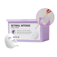 SOME BY MI Retinol Intense Daily Mask - 30 Sheets (11.8 Oz) - Bio Collagen Beauty Face Masks Skincare - Hydrating Overnight Retinal & Retinol Sheet
