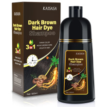 Hair Dye Shampoo 3 in 1, Natural Hair Dye Semi Permanent Hair Color, 100% Gray Hair Cover Up, Hair Dye for Treated Hair Color for Women and Men,