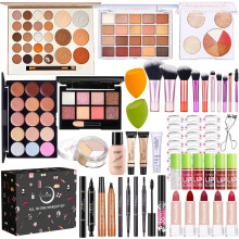All in One Makeup Kit, Makeup Kit for Women Full Kit, Make Up Gift Set for Women, Makeup Essential Bundle Includes Foundation Eyeshadow Palette