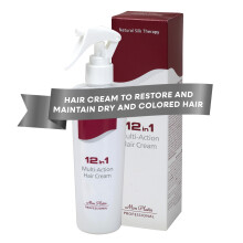 Revolutionary 12 in 1 Multi Action Hair Cream with Black Caviar Extract: Ultimate Hair Protector & Styling Solution, Radiant Shine Boost, Color & Heat
