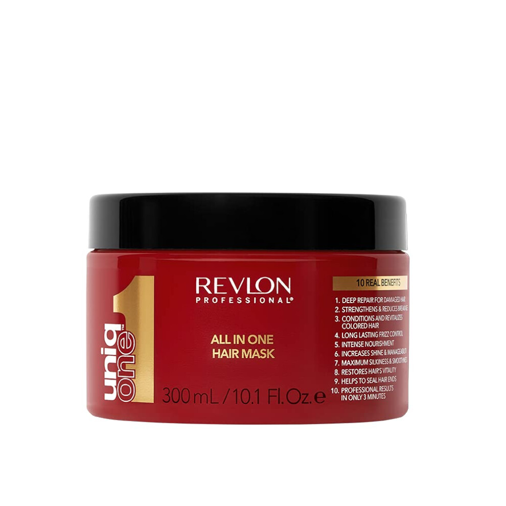 Revlon Professional Uniqone All In One Hair Mask, Strengthening Hair Mask, Restorative Hair Mask, Intensive Hair Conditioner Mask ? 300 Ml