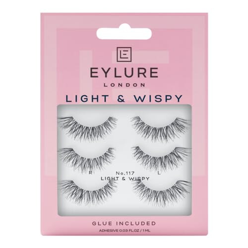 Eylure (Multi Pack- 3 Pairs) Eylure Texture #117 False Eyelashes, Black by Eylure