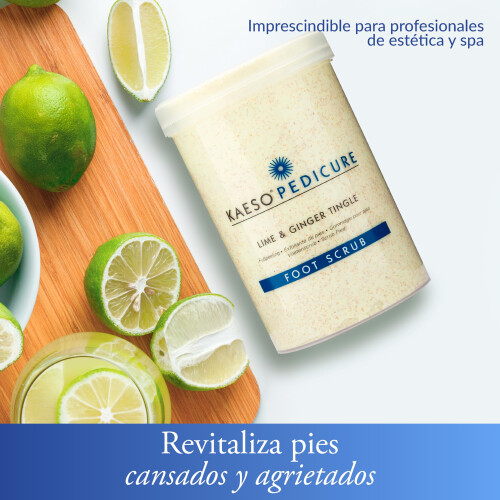 Kaeso Foot Scrub, Lime and Ginger Tingle, 1200 ml 1