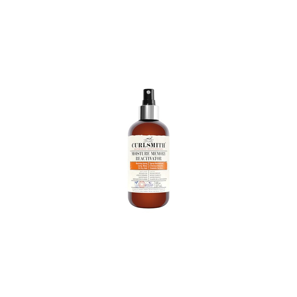 Curlsmith - Moisture Memory Reactivator - Vegan Refresher Leave In Conditioner For Wavy, Curly And Coily Hair (237Ml)