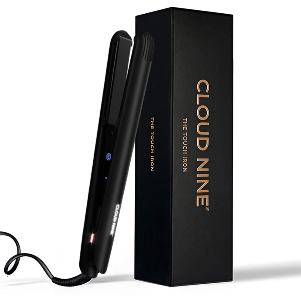 Cloud Nine The Touch Iron Hair Straightener | Variable Temperature Control Quick Heat Touch Technology Ceramic Floating Plates Spring Flex Styling |