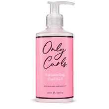 Only Curls Enhancing Curl Gel 250ml ? Lightweight, Frizz-Control Styling Gel for Defined, Long-Lasting, and Hydrated Curls ? Vegan & Cruelty-Free