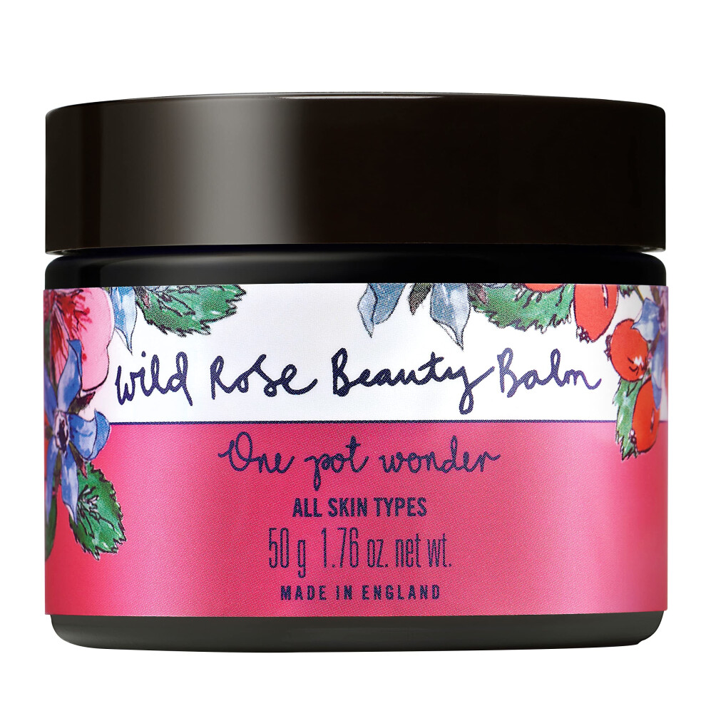 Neal's Yard Remedies Wild Rose Beauty Balm, Radiant & Nourished Skin, For All Skin Types, Vegan & Cruelty-Free, 50G