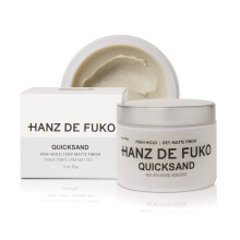 Hanz de Fuko Quicksand ? Premium Men?s Hair Styling Wax & Dry Shampoo Combo ? High Hold, Ultra Matte Finish ? Certified Organic Ingredients, 56g