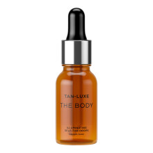 Tan-Luxe THE BODY Self Tan Drops, Medium/Dark (15 ml) Add Tanning Drops to Skin Care for Custom Body Tan, Cruelty Free & Vegan