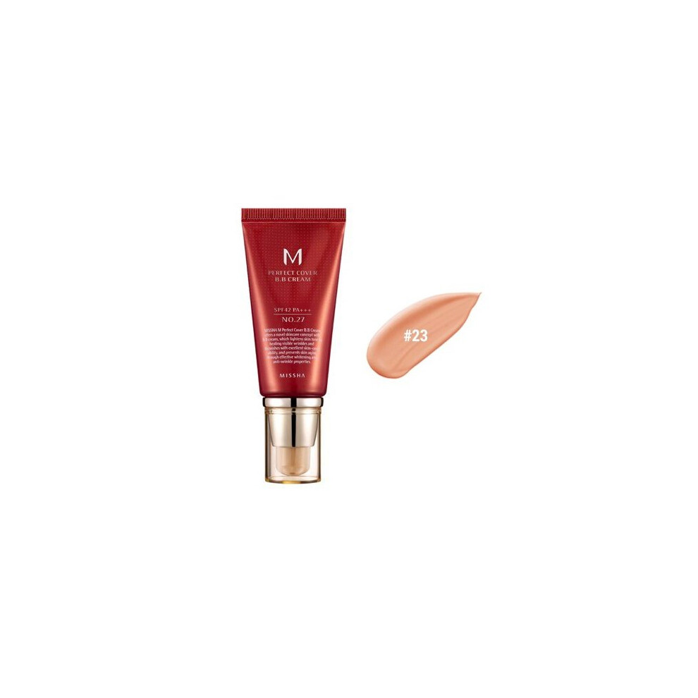 MISSHA M Perfect Covering BB Cream SPF42 PA+++ No.23 Natural Beige-image-OPC-PJ5M7KQ-NEW