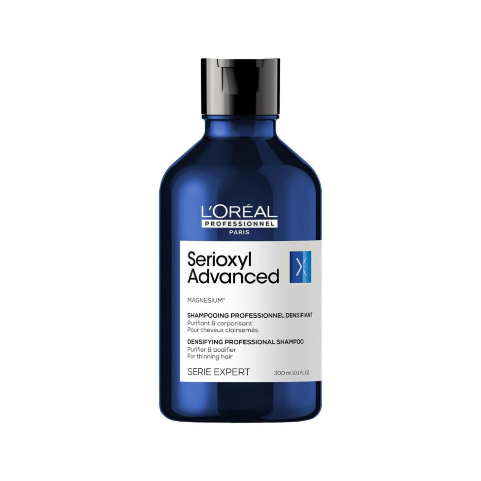 L'Or?al Professionnel Serioxyl Advanced Purifier & Bodifier Shampoo, For Thinning Hair, Serie Expert, 300ml