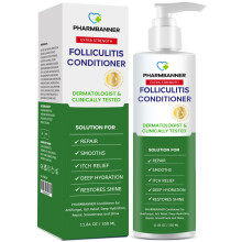 Folliculitis Itch Relief Conditioner: Tea Tree Oil & Moroccan Argan Oil - Deep Hydration & Repair - Nourishes, Smooths, Restores Shine - Safe for Dry