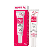 Hada Labo Tokyo - Anti-Ageing Deep Wrinkle Corrector Eye & Mouth Area Cream, with Super Hyaluronic Acid, Collagen and Retinol, Day & Night, 15 ml
