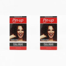 Pin Up Full Head Home Perm Kit, At Home Perming Kit for Long Lasting and Natural Curls, Protein Rich for Soft and Shiny Hair, Suitable for All Hair