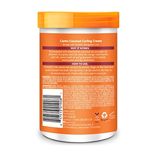 Cantu Cantu Coconut Curling Cream 709g SALON SIZE 1