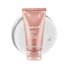Medicube Collagen Overnight Wrapping Peel Off Facial Mask Pack ? Elasticity & Hydration Care, Reduces Sagging & Dullness ? Hydrolyzed Collagen For