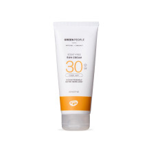 Green People - Scent Free Sun Cream SPF30 - Travel Size Sunscreen - For Sensitive Skin & Prickly Heat - Reef Safe & Cruelty Free, 100ml