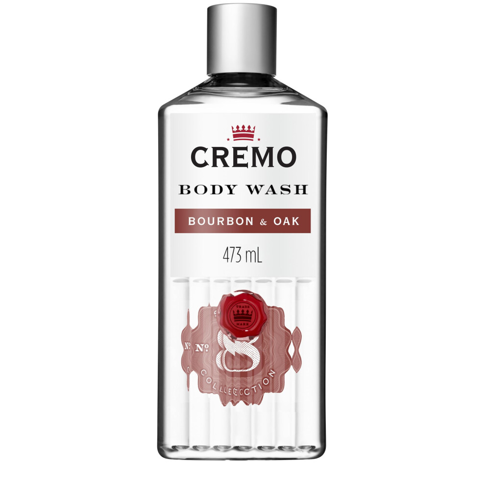 Cremo Bourbon and Oak Body Wash, Men's Shower Gel for Body Skin Care, Rich Lathering and Moisturising, 473 ml-image-OPC-PJ5M8XS-NEW
