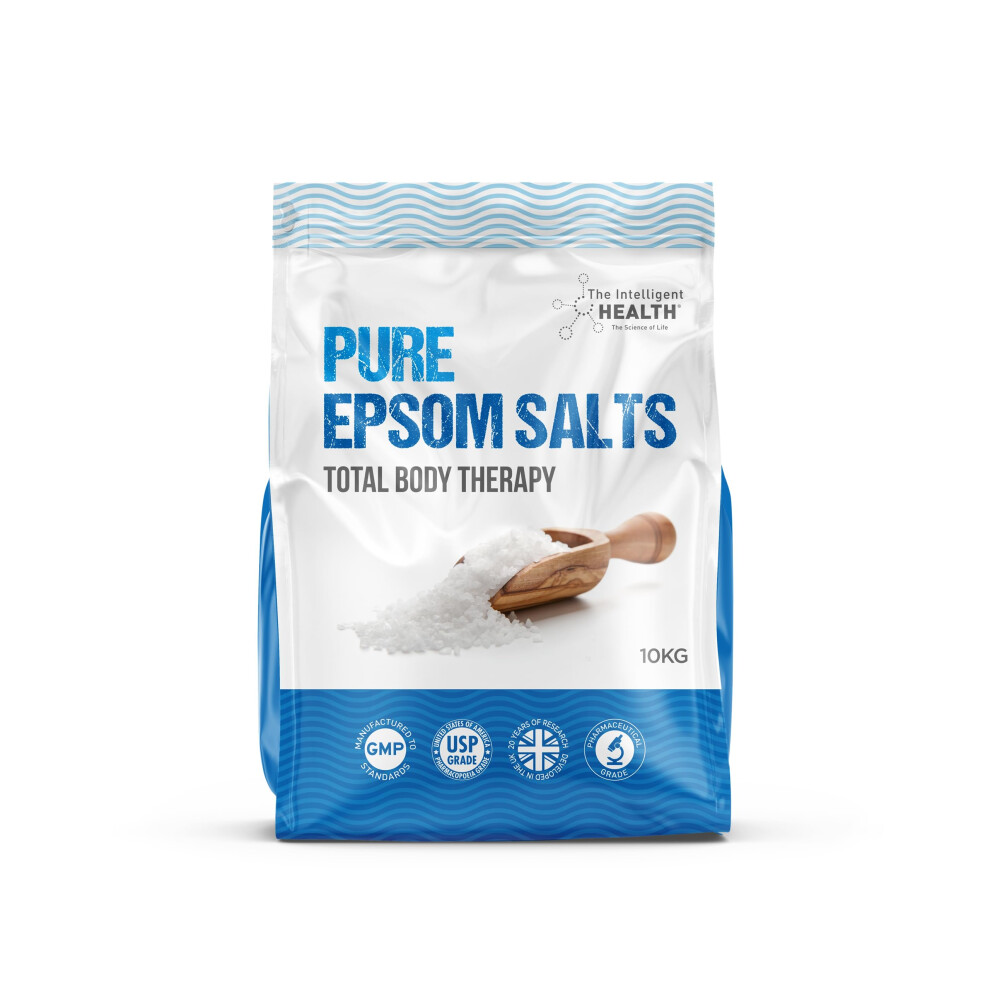 Photos - Bath Salt / Bubble Bath Intelligent Health Pure Epsom Salts 10kg, Total Body Therapy, 100 Pure Premium Quality Magnesium Sulphate Traditional Bath S