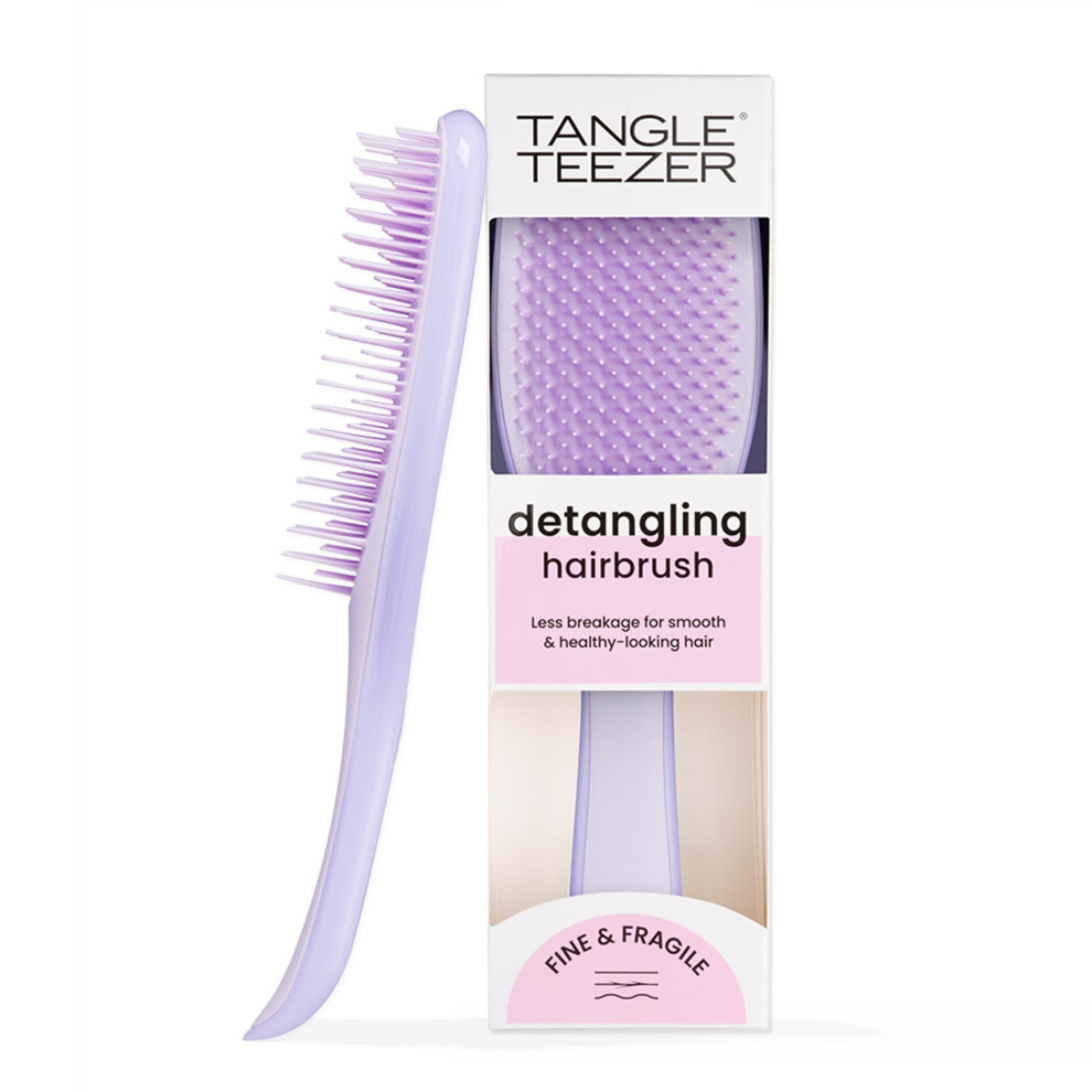 Tangle Teezer | The Fine And Fragile Ultimate Detangler Hairbrush For Wet & Dry Hair | Color Treated, Fine, Fragile Hair | Hypnotic Heather